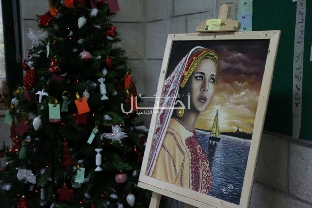 معرض الوان خلف الجدران للفنان وائل ربيع في رام الله